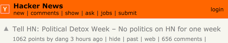 Political Detox Week â€“ No politics on HN for one week